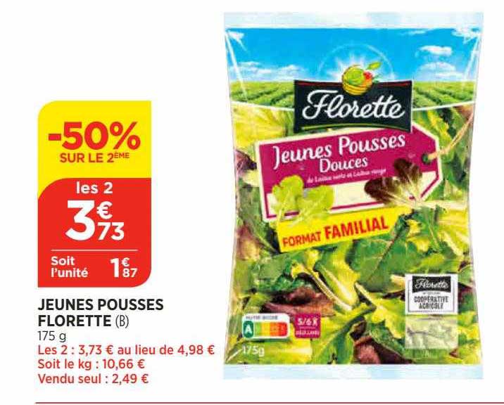 jeunes pousses florette