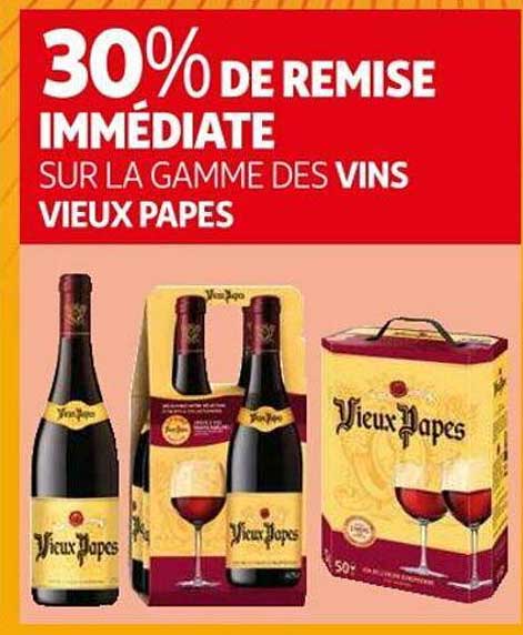 la gamme des vins vieux papes