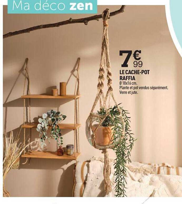 le cache-pot raffia