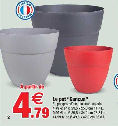 le pot "cancun"