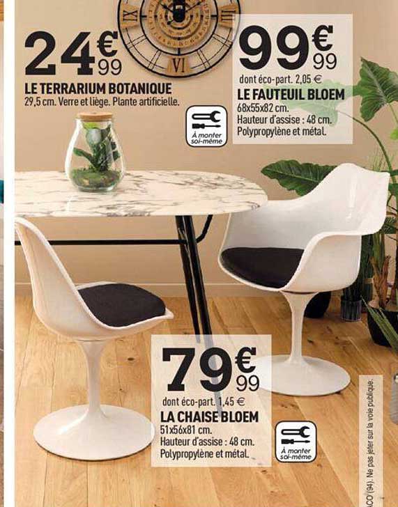 le terrarium botanique le fauteuil bloem la chaise bloem