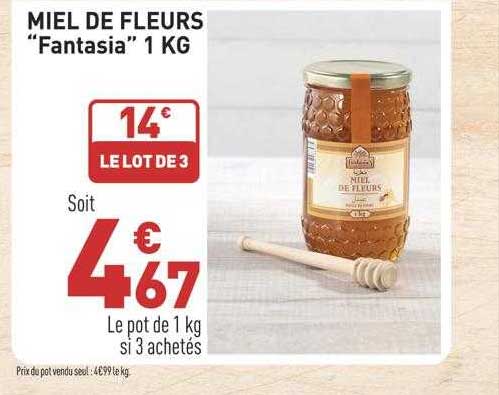 miel de fleurs "fantasia" 1kg