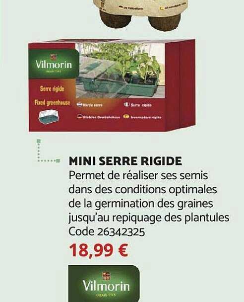 Mini Serre Rigide Vilmorin