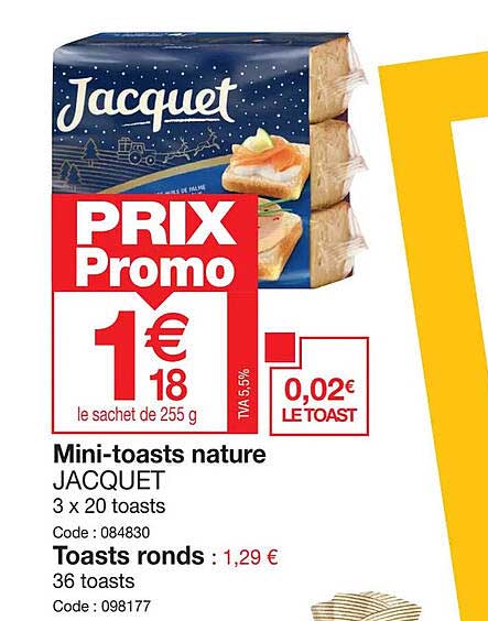 mini-toasts nature jacquet