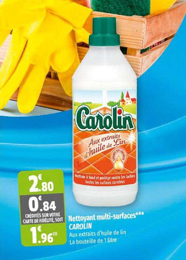 nettoyant multi-surfaces carolin