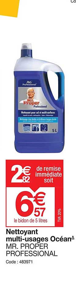 nettoyant multi-usages océan mr. proper professional