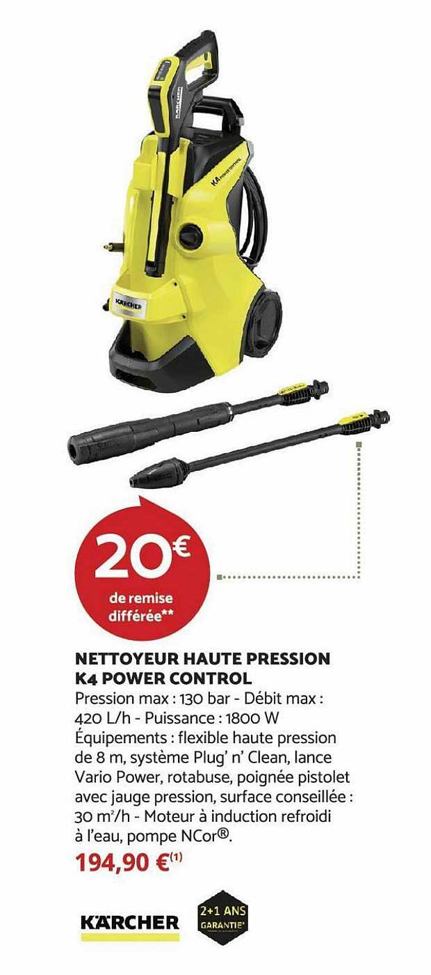nettoyeur haute pression k4 power control kärcher