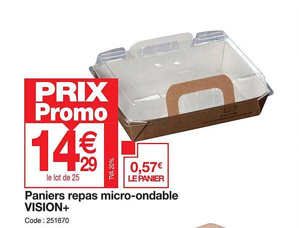 paniers repas micro-ondable vision+