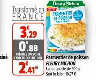 parmentier de poisson fleury michon