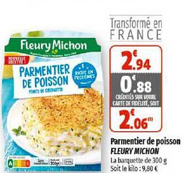parmentier de poisson fleury michon