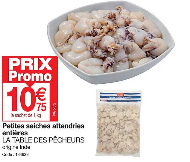 petites seiches attendries entières la table de pêcheurs