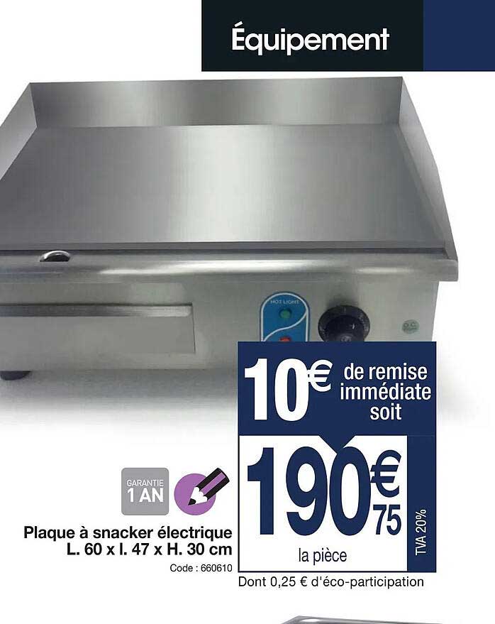 Plaque à Snacker électrique