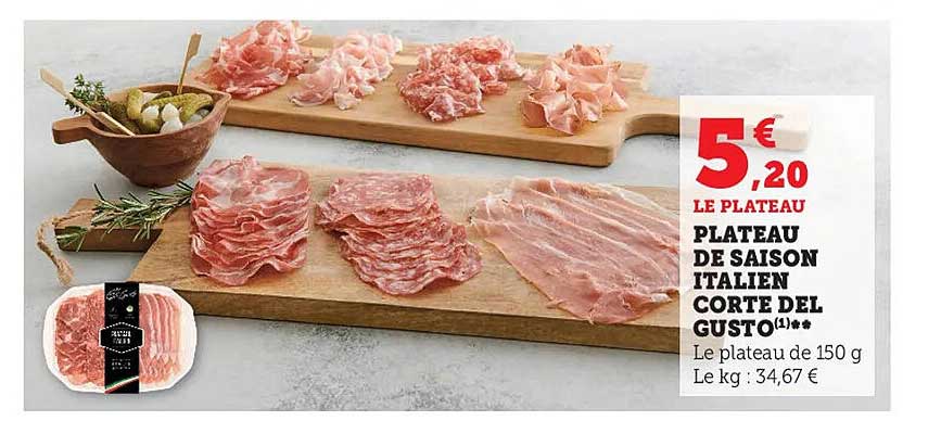 plateau de saison italien corte del gusto