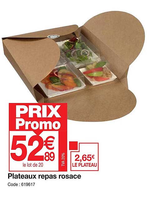 Plateaux Repas Rosace