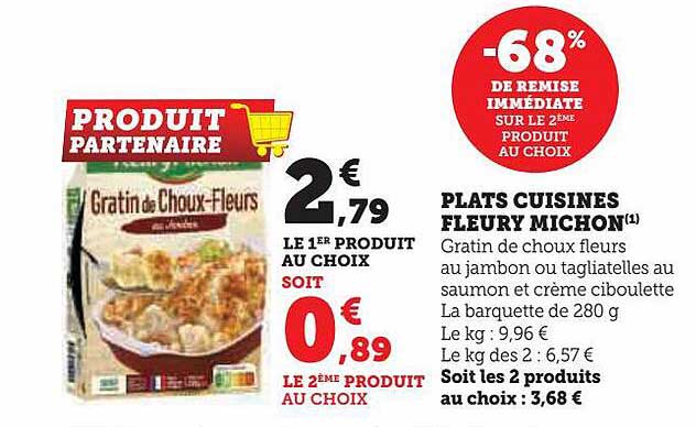 plats cuisinés fleury michon