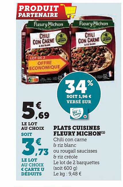 plats cuisines fleury michon