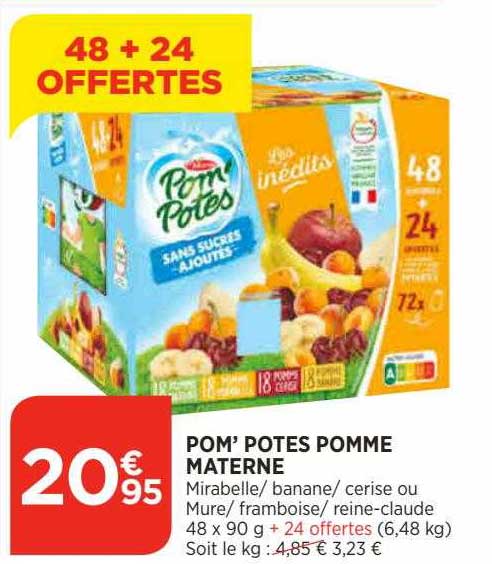 pom' potes pomme materne