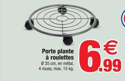 Porte Plante à Roulettes