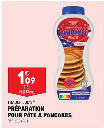 préparation pour pâte à pancakes trader joe's