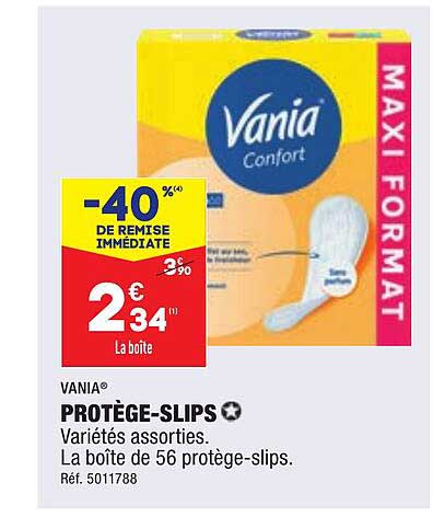 protège-slips vania