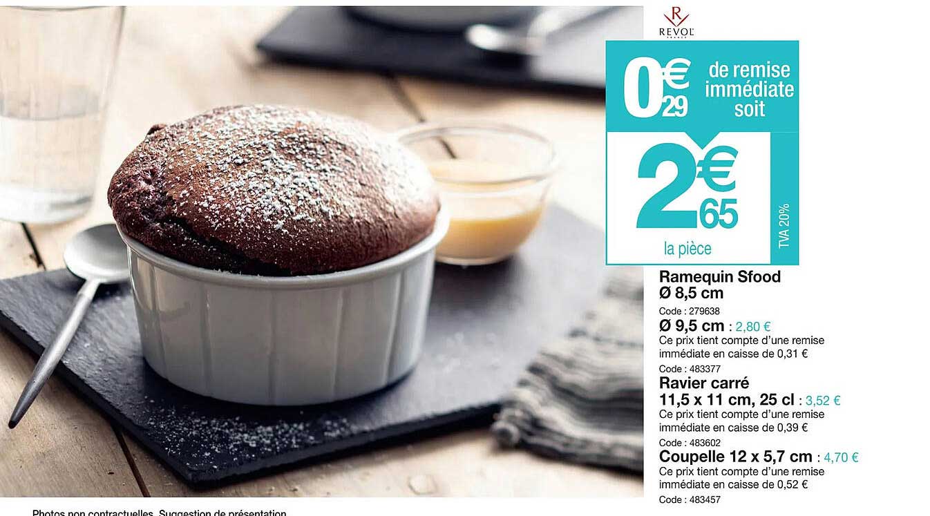 ramequin sfood ø 8.5cm ø 9.5cm ravier carré 11.5 x 11 cm 25cm coupelle 12 x 5.7 cm