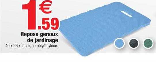 repose genoux de jardinage