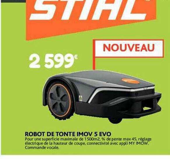 robot de tonte imov 5 evo