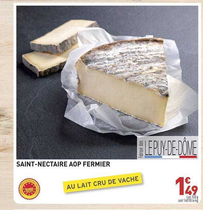 saint-nectaire aop fermier