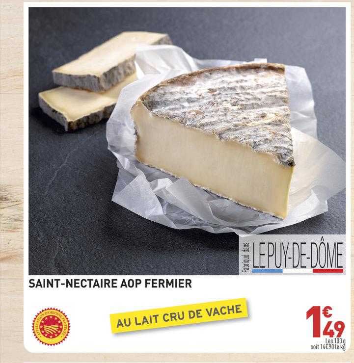 saint-nectaire aop fermier