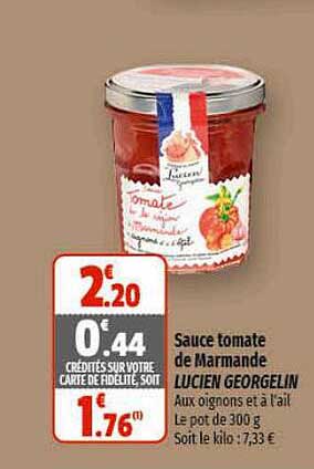 sauce tomate de marmande lucien georgelin