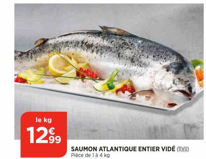 Saumon Altlantique Entier Vidé