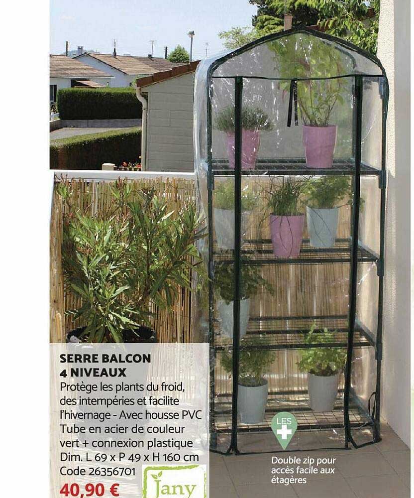 Serre Balcon 4 Niveaux