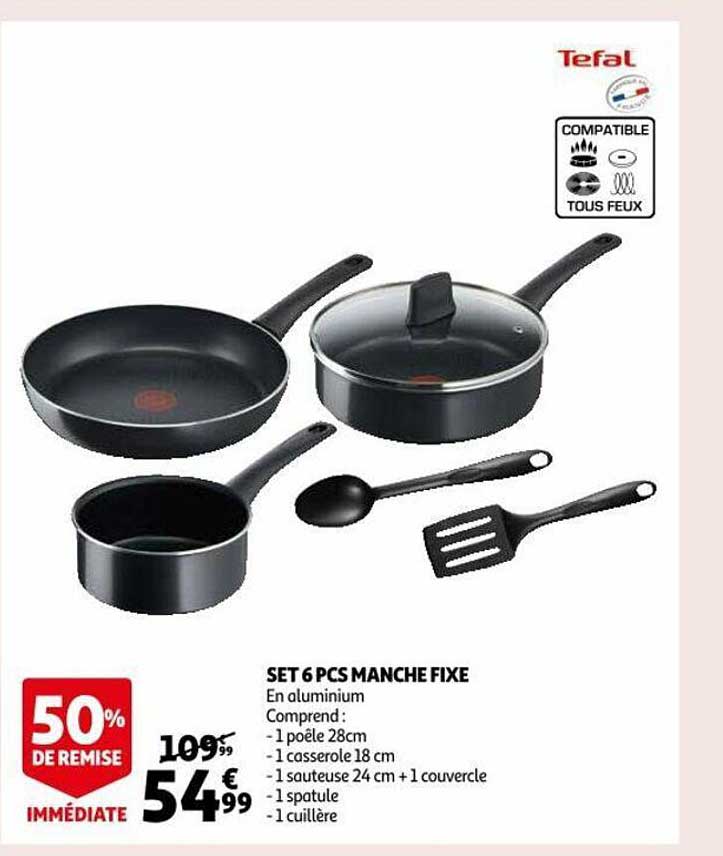 set 6 pcs manche fix