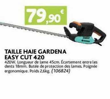 taille haie gardena easy cut 420