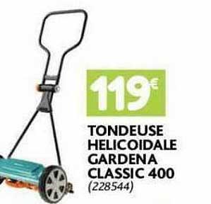 tondeuse hélicoïdale gardena classic 400