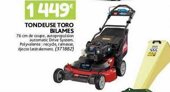 tondeuse toro bilames