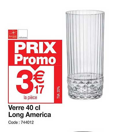 verre 40cl long america