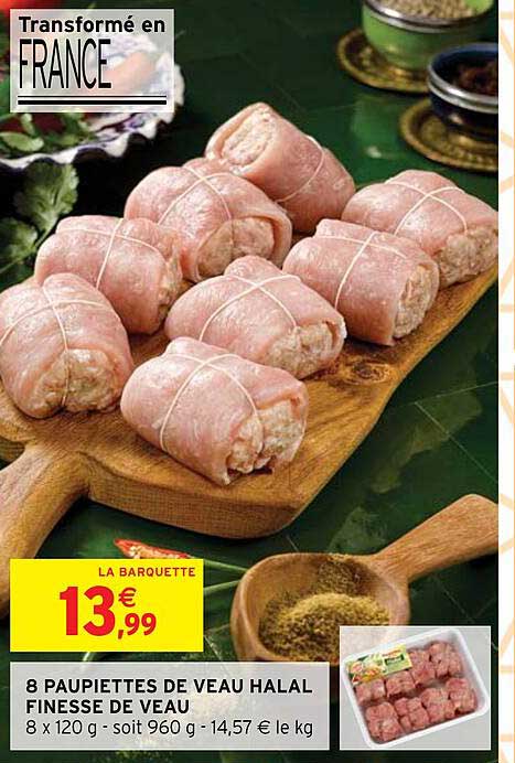 8 Paupiettes De Veau Halal Finesse De Veau