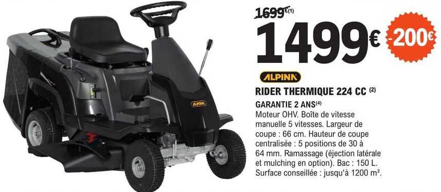alpina rider thermique 224 cc