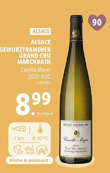 alsace gewurztraminer grand cru marckrain camille meyer 2020 aoc