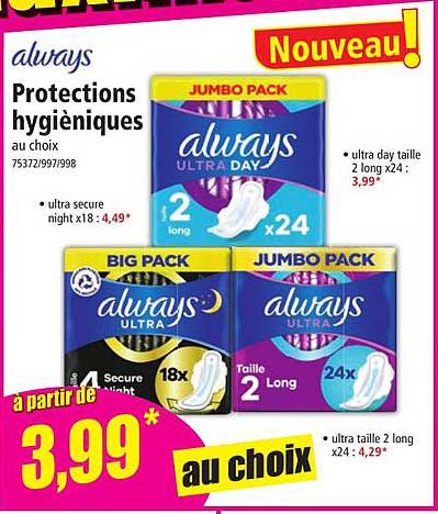 always protections hygièniques