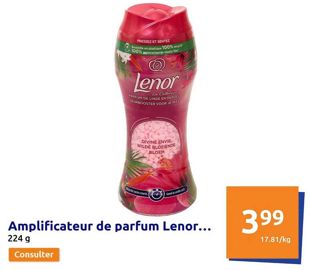 amplificateur de parfum lenor...