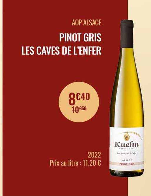aop alsace pinot gris les caves de l'enfer
