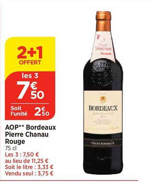 aop bordeaux pierre chanau rouge