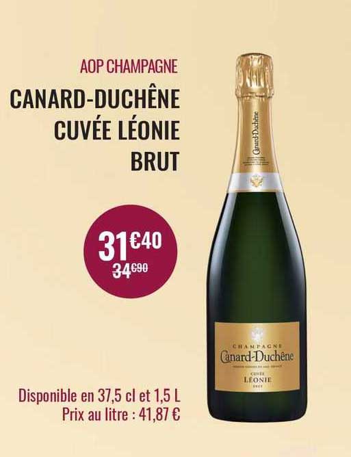 aop champagne canard-duchêne cuvée léonie brut