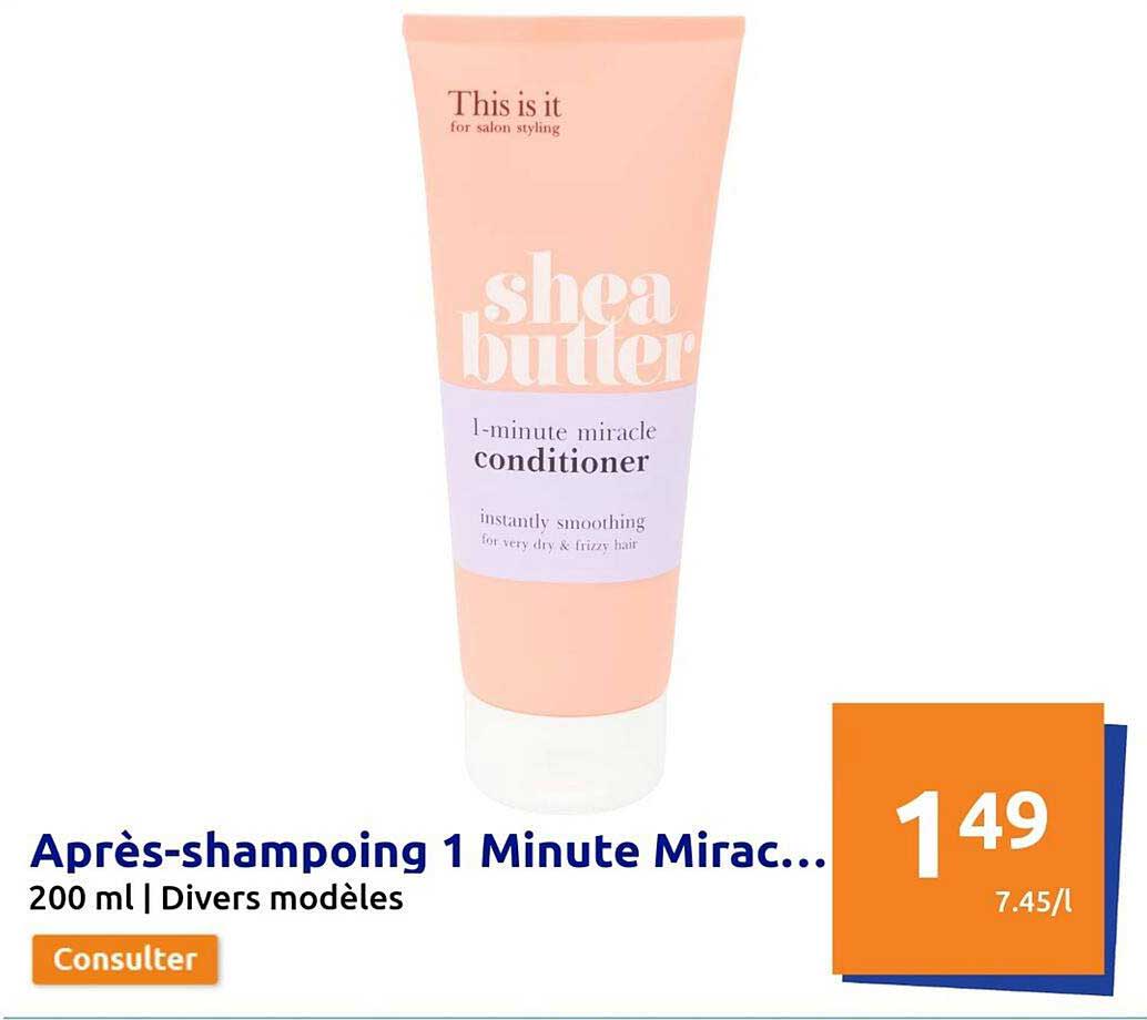 après-shampoing 1 minute mirac...