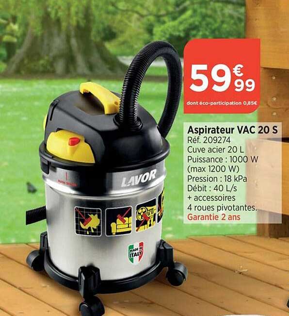 aspirateur vac 20 s
