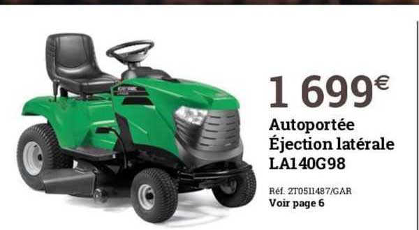 autoportée éjection latérale la140g98