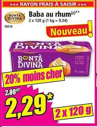 baba au rhum bontà divina