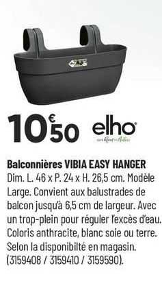 balconnières vibia easy hanger elho